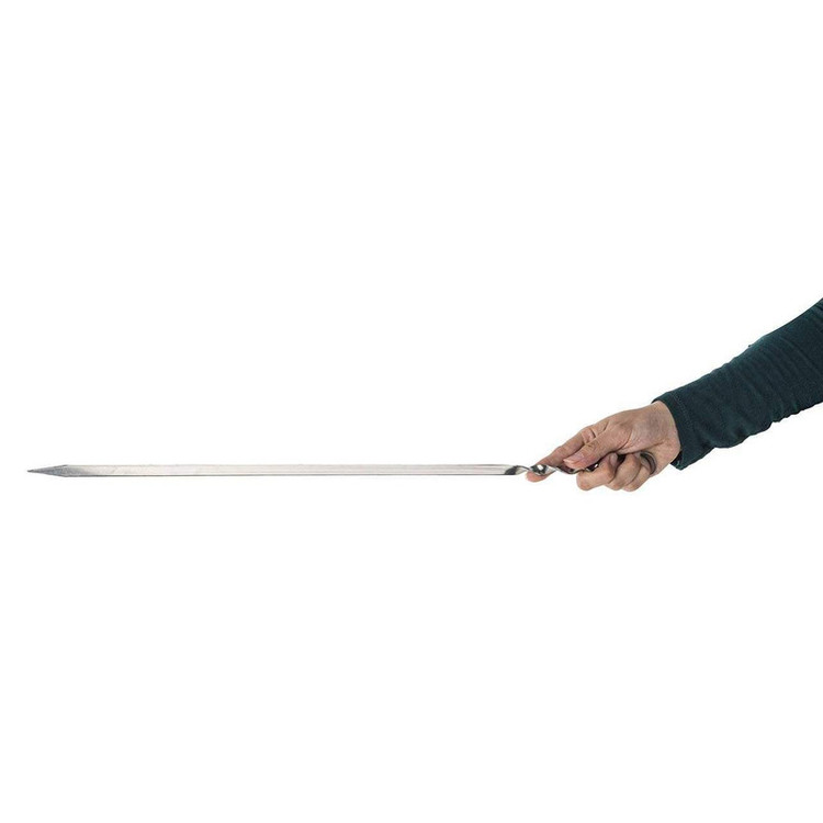 سیخ جوجه عروس مدل گالوانیزه دسته پیچ کد Sgp60 بسته 6 عددی